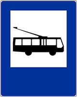 D-16 przystanek trolejbusowy